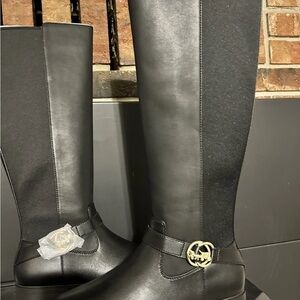 Coach Women’s Boots Size 11 B Farrah Leather 2 Black C0626 NIB